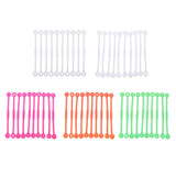 Maxbell 10pcs Tennis Squash Racket Vibration Dampeners Shock Absorber Strips Clear