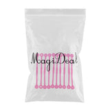 Maxbell 10pcs Tennis Squash Racket Vibration Dampeners Shock Absorber Strips Pink