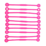 Maxbell 10pcs Tennis Squash Racket Vibration Dampeners Shock Absorber Strips Pink