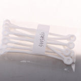 Maxbell 10pcs Tennis Squash Racket Vibration Dampeners Shock Absorber Strips White