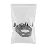 Maxbell Alloy SeatPost Clamp Fixed Screw Tube Bike Bicycle Seat Clip Black 28.6mm