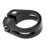 Maxbell Alloy SeatPost Clamp Fixed Screw Tube Bike Bicycle Seat Clip Black 28.6mm