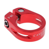 Maxbell Alloy SeatPost Clamp Fixed Screw Tube Bike Bicycle Seat Clip Red 28.6mm