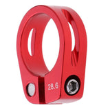 Maxbell Alloy SeatPost Clamp Fixed Screw Tube Bike Bicycle Seat Clip Red 28.6mm