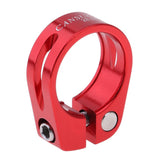 Maxbell Alloy SeatPost Clamp Fixed Screw Tube Bike Bicycle Seat Clip Red 28.6mm