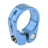 Maxbell Alloy SeatPost Clamp Fixed Screw Tube Bike Bicycle Seat Clip Blue 28.6mm