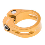 Maxbell Alloy SeatPost Clamp Fixed Screw Tube Bike Bicycle Seat Clip Gold 28.6mm