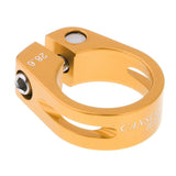 Maxbell Alloy SeatPost Clamp Fixed Screw Tube Bike Bicycle Seat Clip Gold 28.6mm