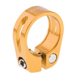 Maxbell Alloy SeatPost Clamp Fixed Screw Tube Bike Bicycle Seat Clip Gold 28.6mm