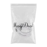 Maxbell Alloy SeatPost Clamp Fixed Screw Tube Bike Bicycle Seat Clip Silver 28.6mm