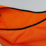 Maxbell Bowling Ball Microfiber Deluxe Black See Saw Cleaner Towel Carrier Orange