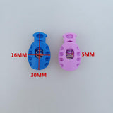 Maxbell 10pcs Bungee Cord Lock End Spring Stop Toggle Stoppers Blue