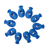 Maxbell 10pcs Bungee Cord Lock End Spring Stop Toggle Stoppers Blue