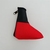 Maxbell Mesh Golf Headcovers Golf Club Putter Head Covers with Zipper Close  Red