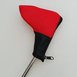 Maxbell Mesh Golf Headcovers Golf Club Putter Head Covers with Zipper Close  Red