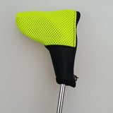 Maxbell Mesh Golf Headcovers Golf Club Putter Head Covers with Zipper Close  Yellow