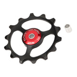Maxbell Positive/Negative 14 Teeth Guide Wheel Rear Dial Wheel Guide Roller Black