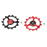 Maxbell Positive/Negative 14 Teeth Guide Wheel Rear Dial Wheel Guide Roller Black