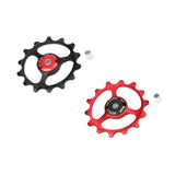 Maxbell Positive/Negative 14 Teeth Guide Wheel Rear Dial Wheel Guide Roller Black