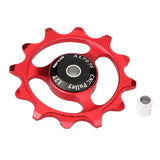 Maxbell 12T Bicycle Bike Bearing Jockey Wheel Pulley Roller Rear Derailleur Red
