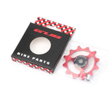 Maxbell 12T Bicycle Bike Bearing Jockey Wheel Pulley Roller Rear Derailleur Red