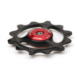 Maxbell 12T Bicycle Bike Bearing Jockey Wheel Pulley Roller Rear Derailleur Red