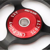 Maxbell 12T Bicycle Bike Bearing Jockey Wheel Pulley Roller Rear Derailleur Red