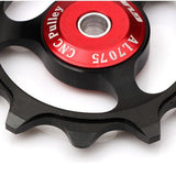 Maxbell 12T Bicycle Bike Bearing Jockey Wheel Pulley Roller Rear Derailleur Red