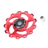 Maxbell MTB Road Bike Rear Dial Bearing Flywheel Hole Guide Wheel & Fixed Ring Red