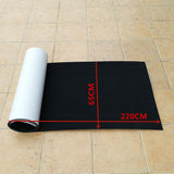 Maxbell EVA Foam Teak Sheet Marine Yacht Boat Decking Self-Adhesive Pad Black