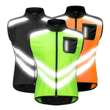 Maxbell Light Reflective Windproof Jacket Vest Night Running Reflective Suits XL