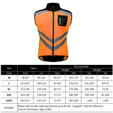 Maxbell Light Reflective Windproof Jacket Vest Night Running Reflective Suits XL