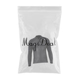 Maxbell 3mm Men Neoprene Sleeve Wetsuit Front Zip Diving Suit Top Coat Jacket XL