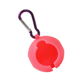 Maxbell Silicone Golf Ball Holder Carrier with Snap Clip Contains One Ball Red