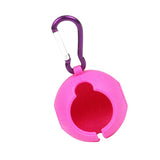 Maxbell Silicone Golf Ball Holder Carrier with Snap Clip Contains One Ball Purple