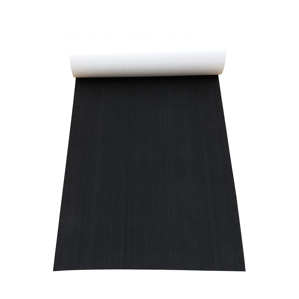Maxbell EVA Foam Teak Sheet Marine Yacht Surfboard Decking Self-Adhesive Pad Black