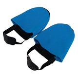 Maxbell Pair of Sports Bowling Shoe Slider Protector Cover Gear Accessories - Blue