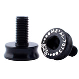 Maxbell 2 Pieces 7075 Aluminum Alloy Bike Bottom Bracket Waterproof Screws Black