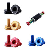 Maxbell 2 Pieces 7075 Aluminum Alloy Bike Bottom Bracket Waterproof Screws Black