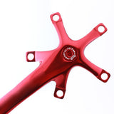 Maxbell 2 Pieces 7075 Aluminum Alloy Bike Bottom Bracket Waterproof Screws Red