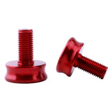 Maxbell 2 Pieces 7075 Aluminum Alloy Bike Bottom Bracket Waterproof Screws Red