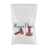 Maxbell 2 Pieces 7075 Aluminum Alloy Bike Bottom Bracket Waterproof Screws Red