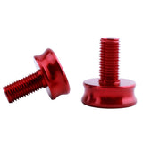 Maxbell 2 Pieces 7075 Aluminum Alloy Bike Bottom Bracket Waterproof Screws Red