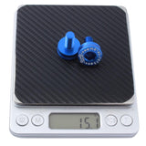 Maxbell 2 Pieces 7075 Aluminum Alloy Bike Bottom Bracket Waterproof Screws Blue