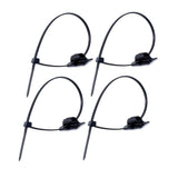 Maxbell 4 Pack Mountain Bike Bicycle Self-Lock Cable Tie Brake Gear Cable Guide Clip