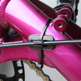 Maxbell 4 Pack Mountain Bike Bicycle Self-Lock Cable Tie Brake Gear Cable Guide Clip