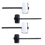 Maxbell 4 Pack Mountain Bike Bicycle Self-Lock Cable Tie Brake Gear Cable Guide Clip