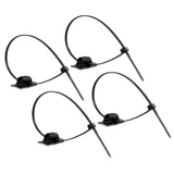 Maxbell 4 Pack Mountain Bike Bicycle Self-Lock Cable Tie Brake Gear Cable Guide Clip