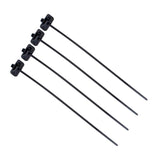 Maxbell 4 Pack Mountain Bike Bicycle Self-Lock Cable Tie Brake Gear Cable Guide Clip