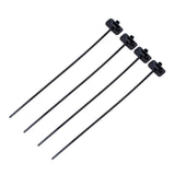Maxbell 4 Pack Mountain Bike Bicycle Self-Lock Cable Tie Brake Gear Cable Guide Clip